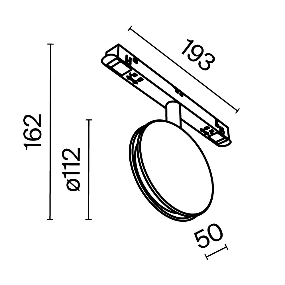 Магнитный трековый светильник Maytoni Outline TR090-2-6W3K-B