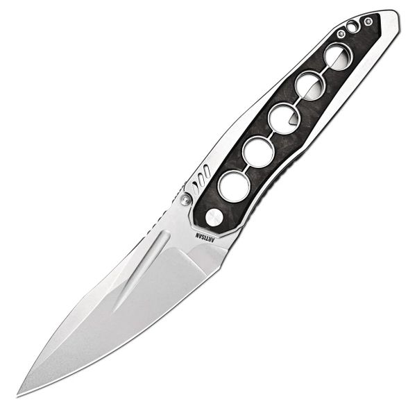 Цена наСкладной нож Artisan Cutlery Sudden, сталь S35VN, рукоять нержавеющая сталь/карбон