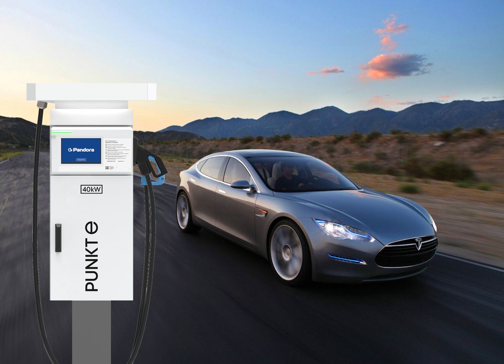 Зарядная станция PUNKT E Pandora Optima 40 CCS2 - CHAdeMO - 5