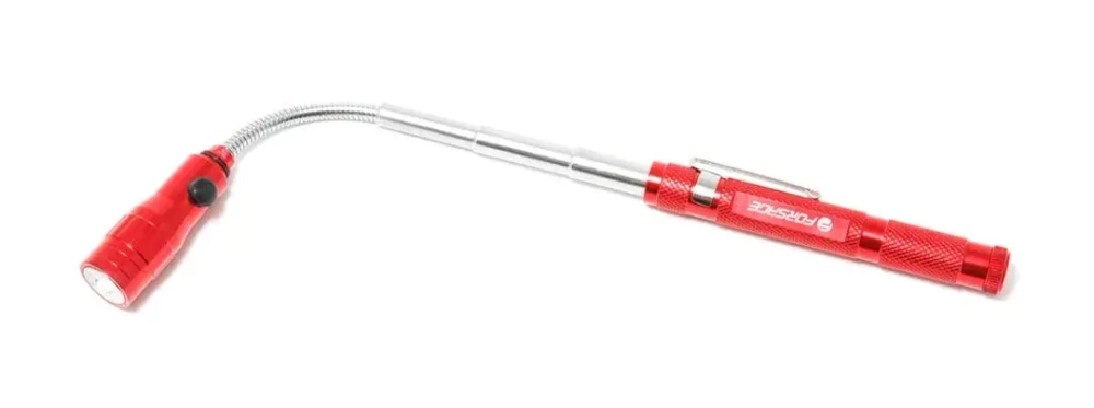 Фонарь телескопический с магнитом 1LED (L:148-365мм), в блистере Forsage F-686ML1