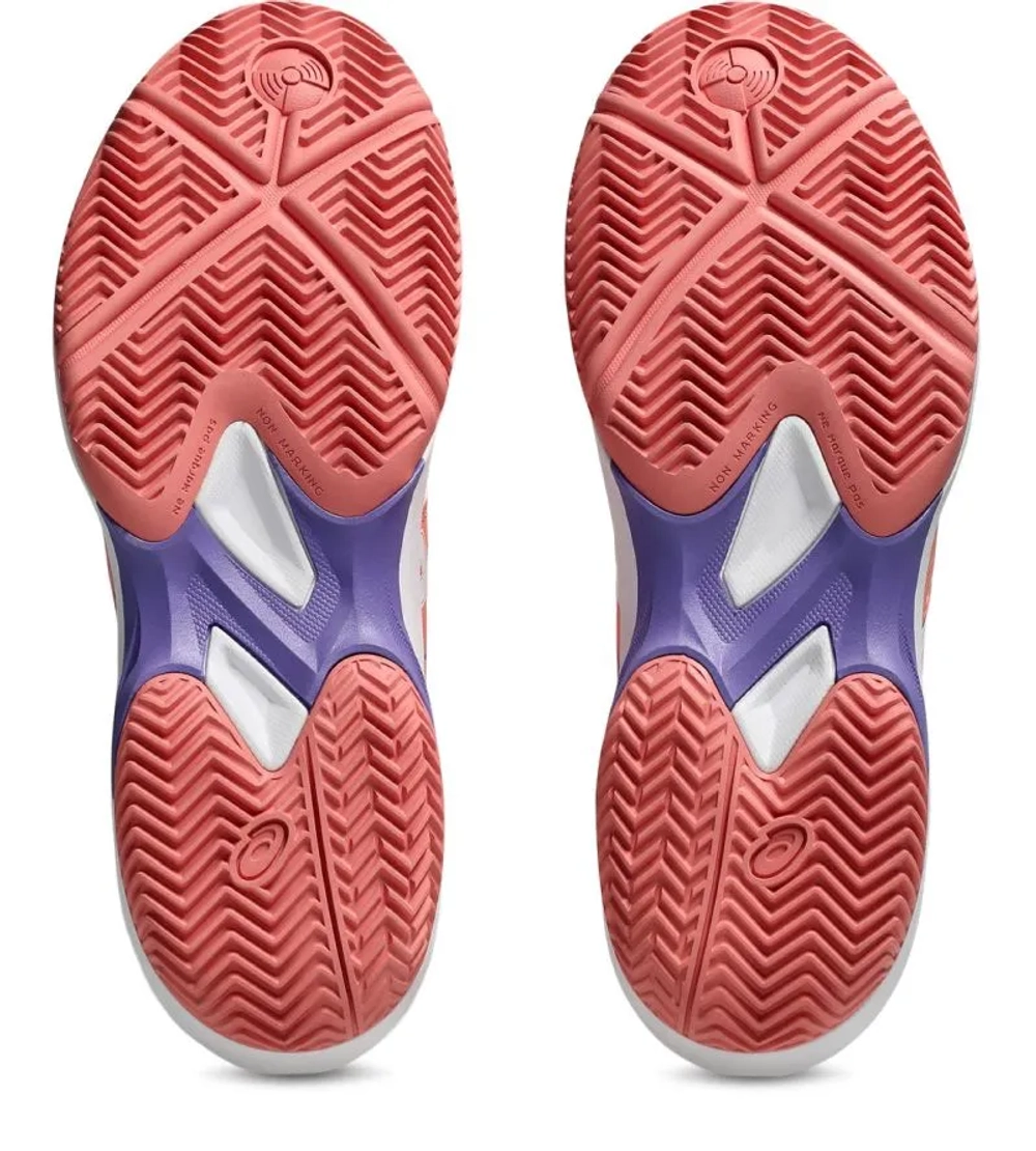 Женские кроссовки для padel Asics Game FF Padel - guava/white