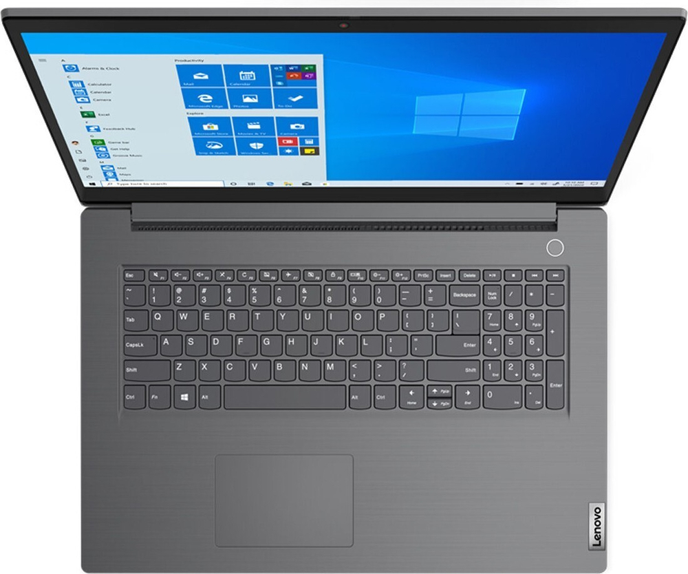 Ноутбук Lenovo V17-IIL (82GX0085RU) 17.3;(1920x1080)IPS/ i3-1005G1(1.2ГГц)/ 4Гб/ 256Gb SSD/ UHD Graphics/ нет DVD/ Win10 / Серый