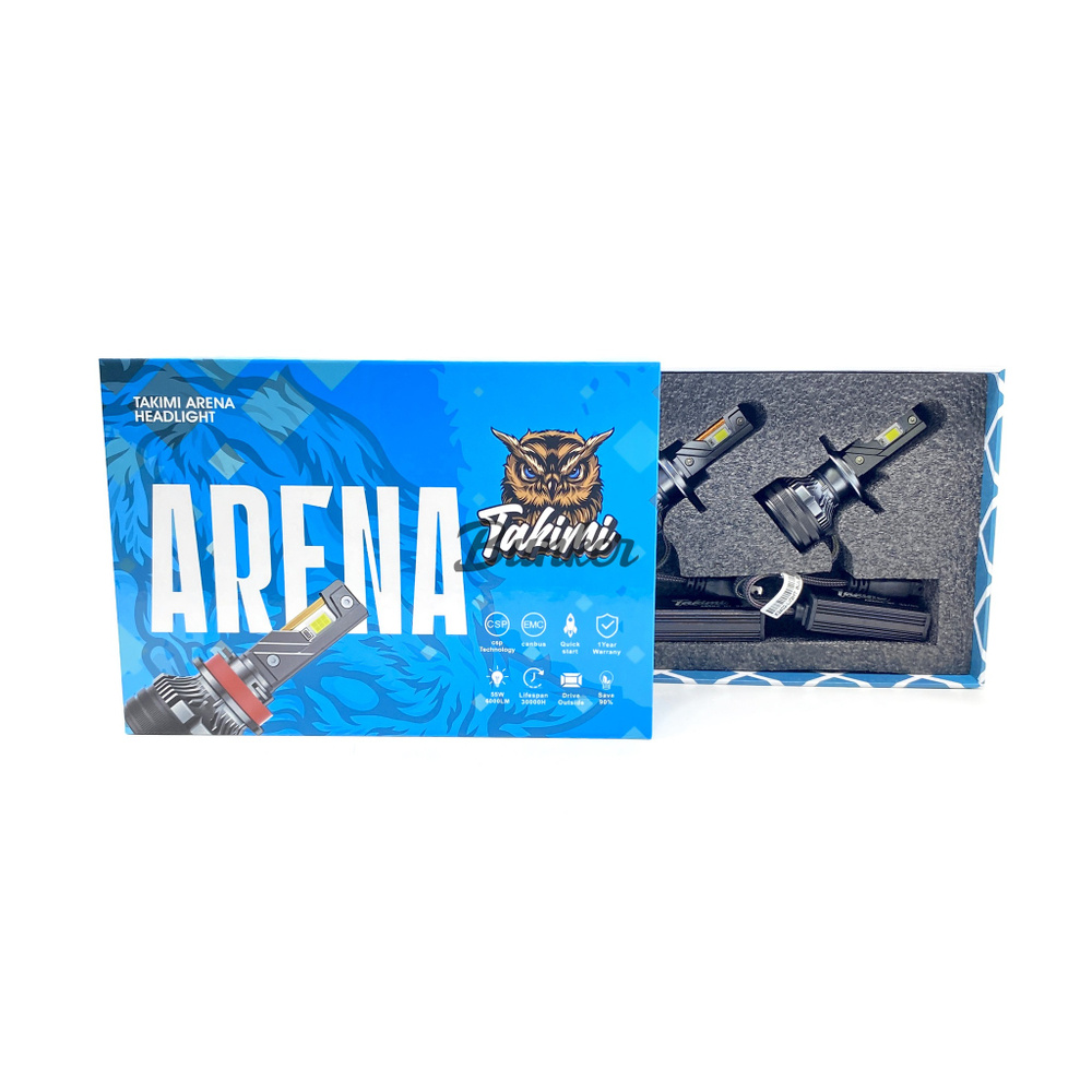 Светодиодные автомобильные LED лампы TaKiMi Arena H7 6000K 12V