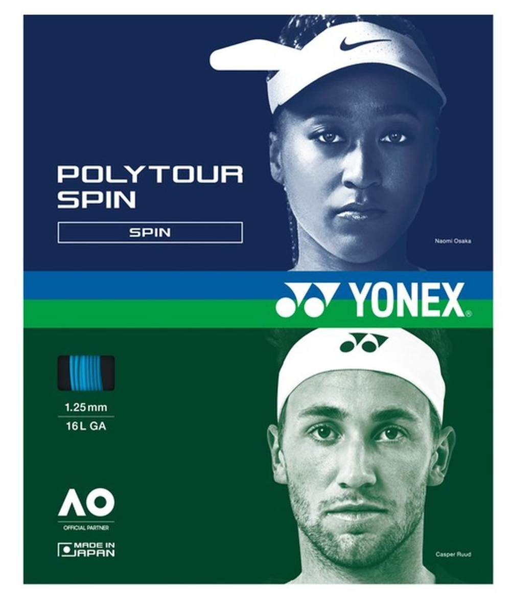 Струны теннисные Yonex Poly Tour Spin (12 m)