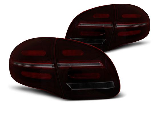 Задние фонари LED BAR RED SMOKE SEQ для Porsche Cayenne 958