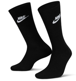 Теннисные носки Nike Sportswear Everyday Essential Crew 3P - черный