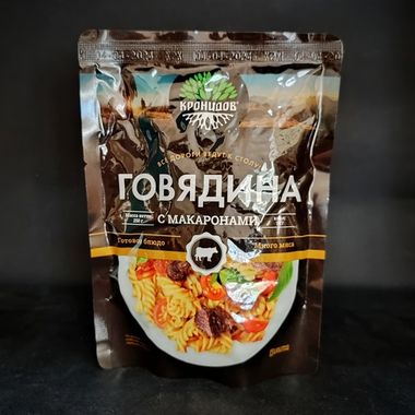 Макароны с говядиной, 250гр тм Кронидов