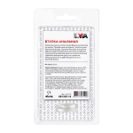 Золотистая акриловая анальная втулка 8см ToyFa Basic 881305-16