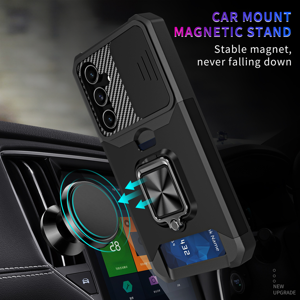 Противоударный чехол Сard Reader Case для Samsung Galaxy S25 FE