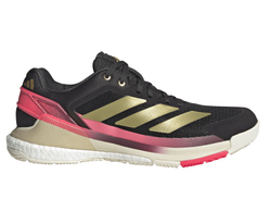 Мужские кроссовки для падела Adidas Crazyquick Boost Padel M - core black/gold metallic/ solar turbo