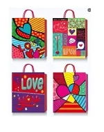 Пакет подарочный «LOVE» 26*32*10 см