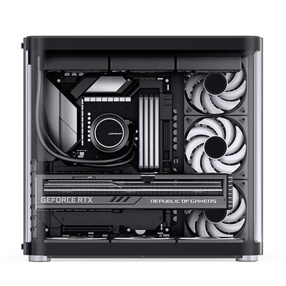 Корпус JONSBO TK-2, mini-ITX, micro-ATX, ATX, черный (без БП)
