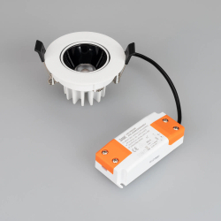 Светильник MS-FORECAST-BUILT-TURN-R82-8W Warm3000 (WH-WH, 32 deg, 230V) (Arlight, IP20 Металл, 5 лет) 037187