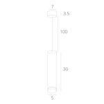 Точечный подвесной светильник Arte Lamp ALTAIS A6110SP-2WH, LED