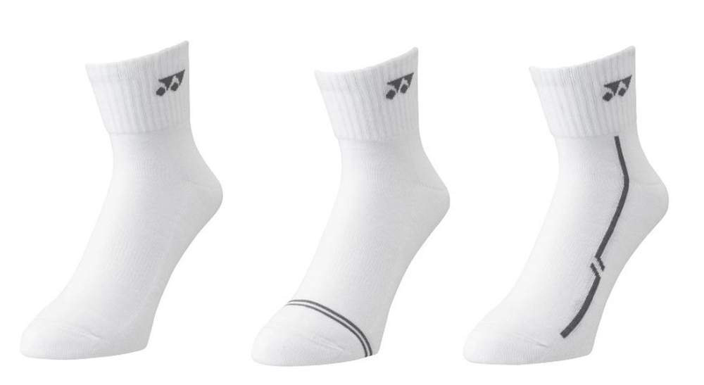 Теннисные носки Yonex Quarter Socks 3P - white