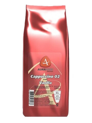 Напиток кофейный растворимый "Cappuccino 02 Classic Vanilla" ТМ "ALMAFOOD" со вкусом и ароматом вани