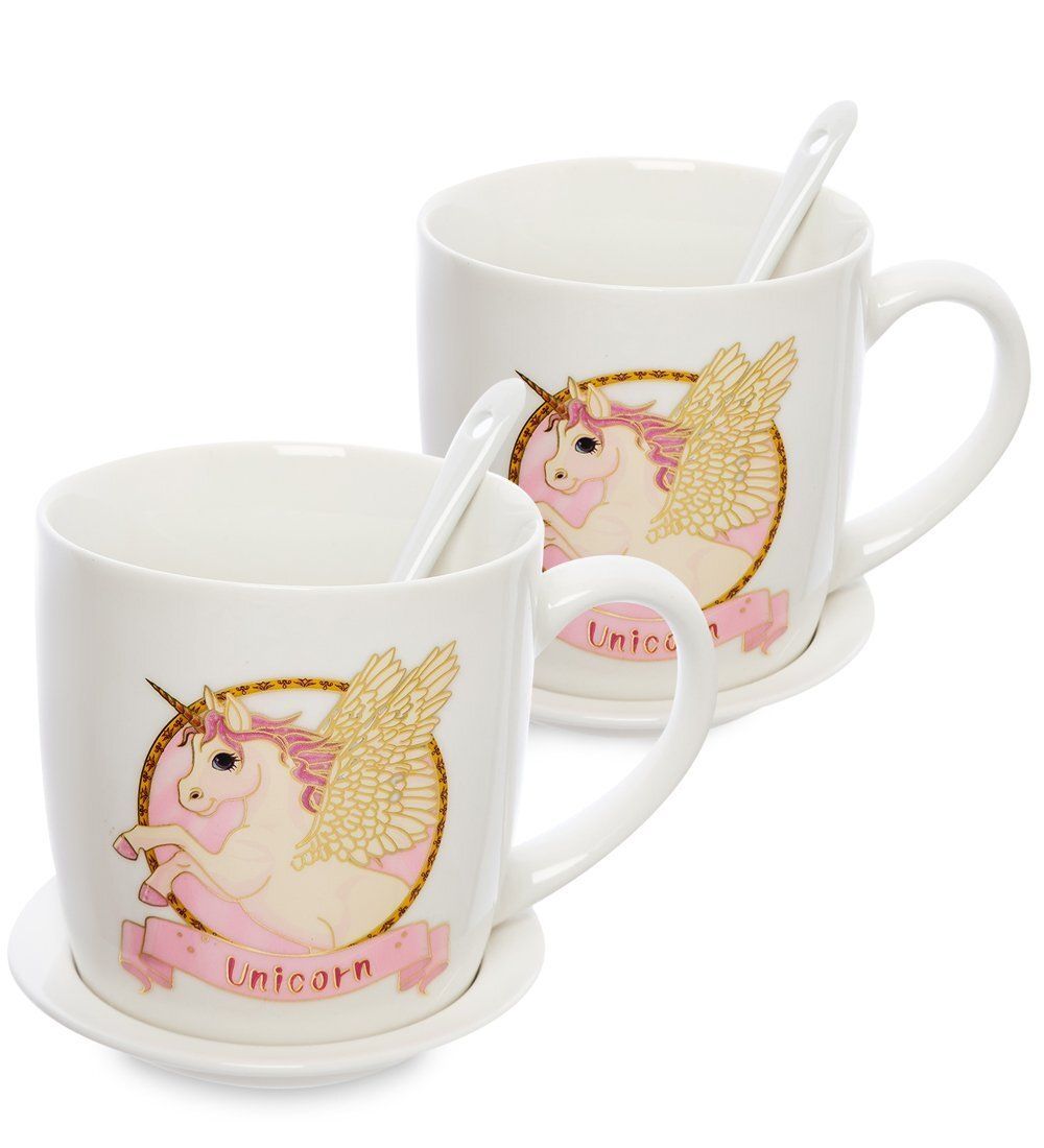 MUG-226/4 Н-р из 2-х кружек в подарочной коробке «Единорожек»