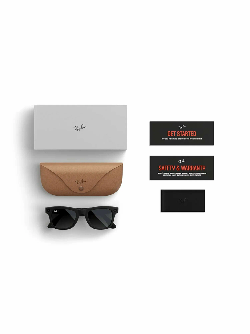 Умные очки Ray-Ban Wayfarer (Gen 2), линзы Transitions Graphite Green (фотохром), оправа Shiny Black, размер 53(L)