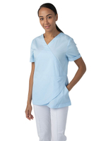 Туника медицинская женская Dr. Nice DRN400, короткий рукав, белый, 48