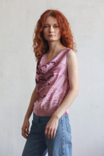 Блуза "Бетси. Пионы. Волны"