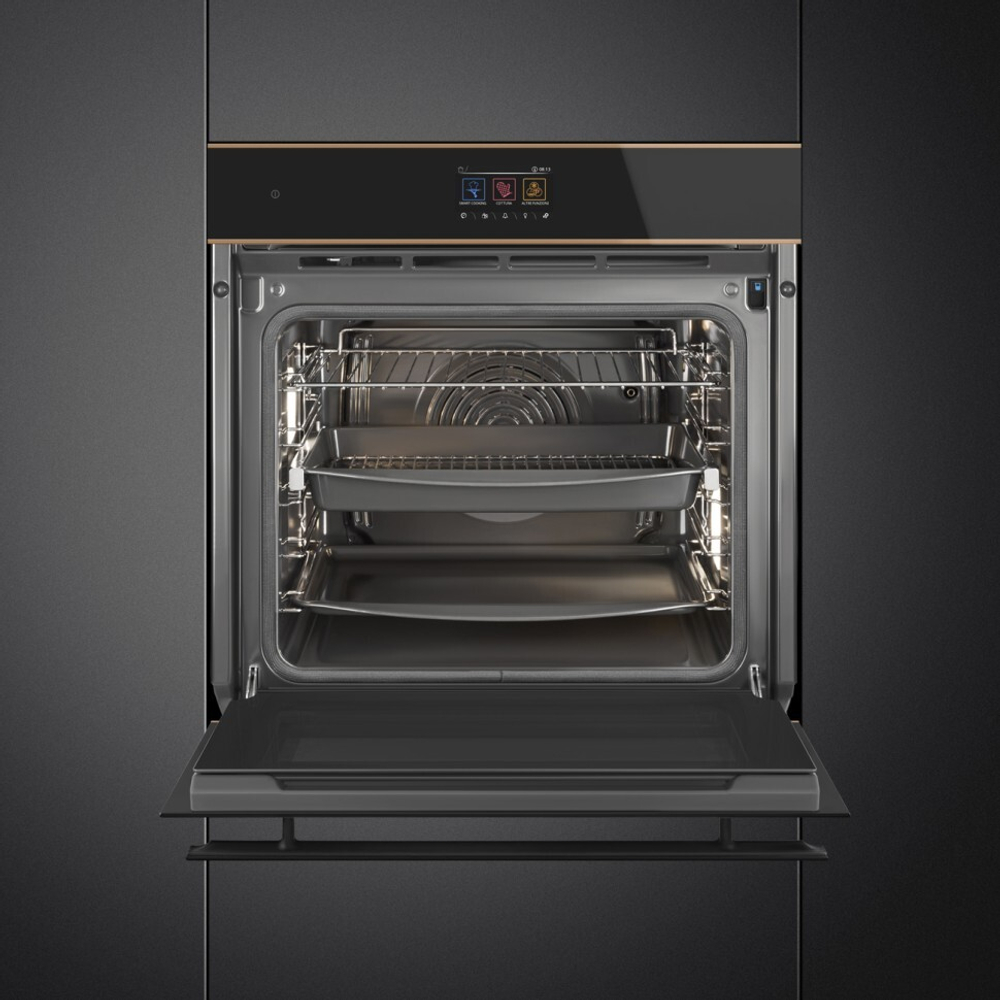 Многофункциональный духовой шкаф Smeg SOP6604S2PNR