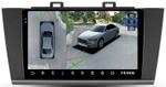 Магнитола для Subaru Outback / Legacy 2014-2019 - Teyes CC3-2K-360 на Android 10, Быстрая, 2K QLED, CarPlay, 4G SIM-слот, 4 камеры в комплекте