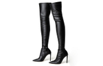 Tony Bianco Microfiber Leather Over the knee Boots 10.5cm Women"s Black