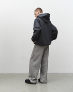 Zip-Up Hoodie Ragged LOGO Nine Iron