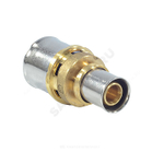 Муфта переходная для МП/PE-X труб латунь пресс Дн 32х20 RM103 Giacomini RM103Y021