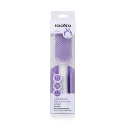 Solomeya Hair Brush For Sensitive Scalp Lilac Расческа В Футляре