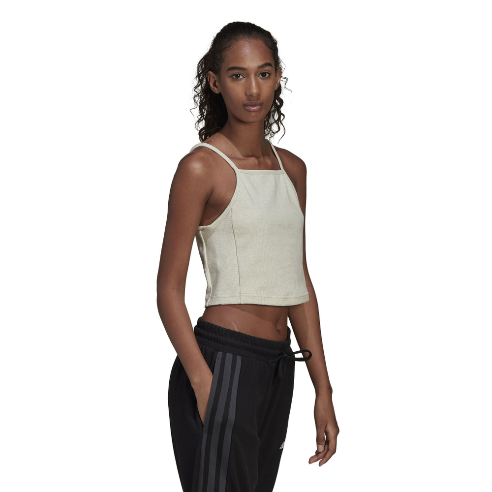 Женская теннисная майка adidas Studio Lounge Summer Tank Top Women - Green