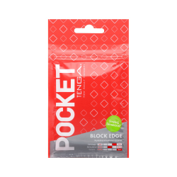 TENGA Pocket Мастурбатор Block Edge