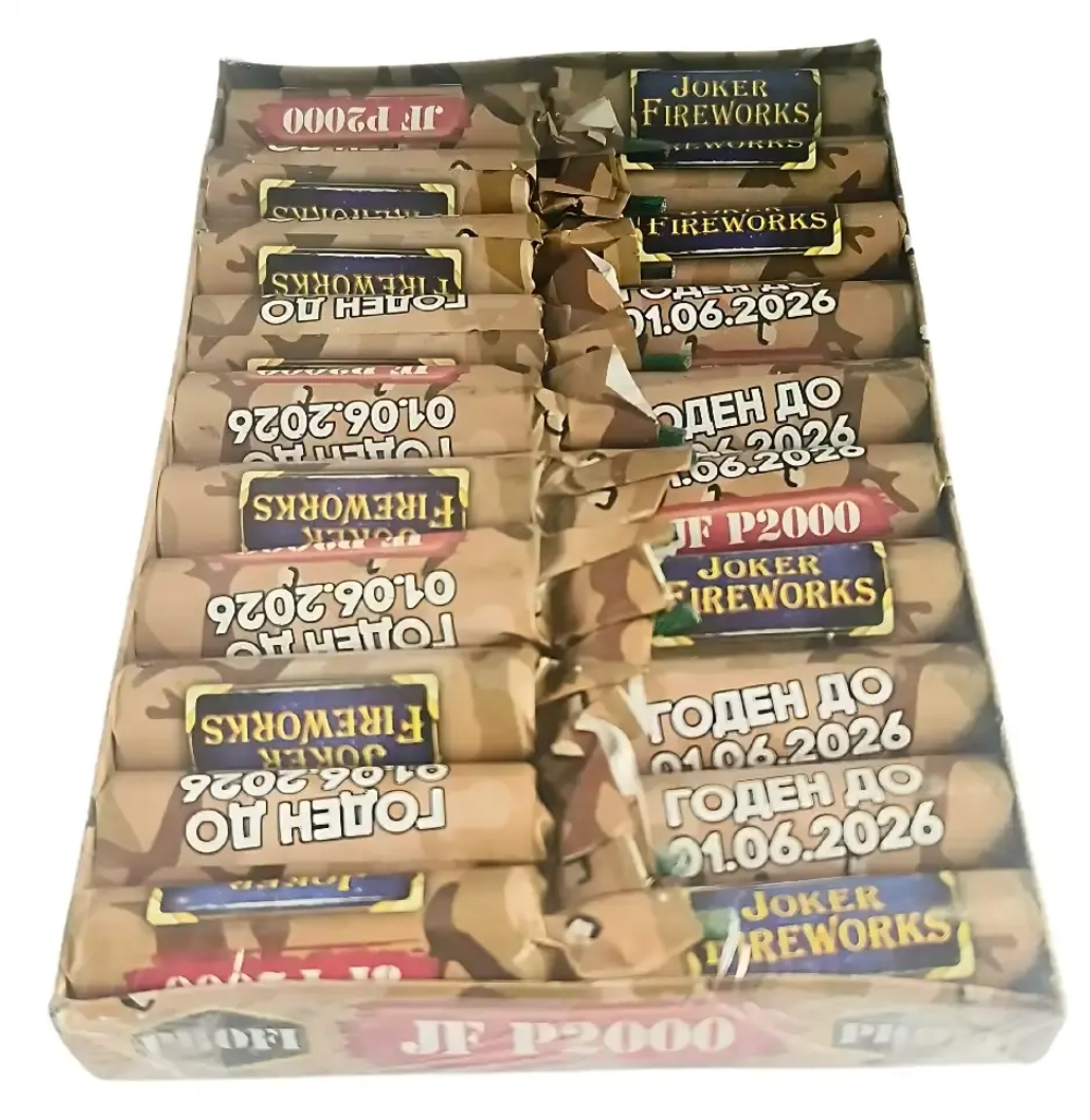 Мега пиратка JF P2000 от Joker Fireworks, упаковка 20 шт.