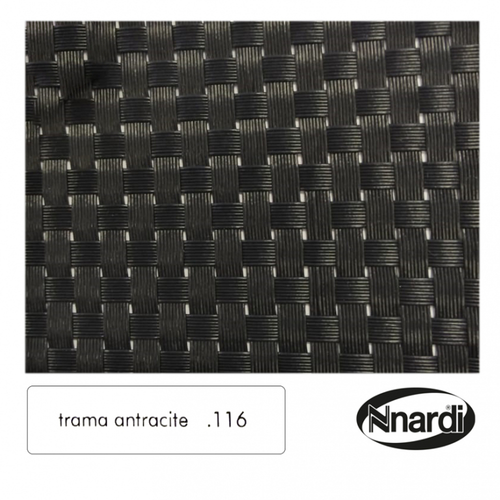Шезлонг-лежак пластиковый, Nardi Alfa, антрацит