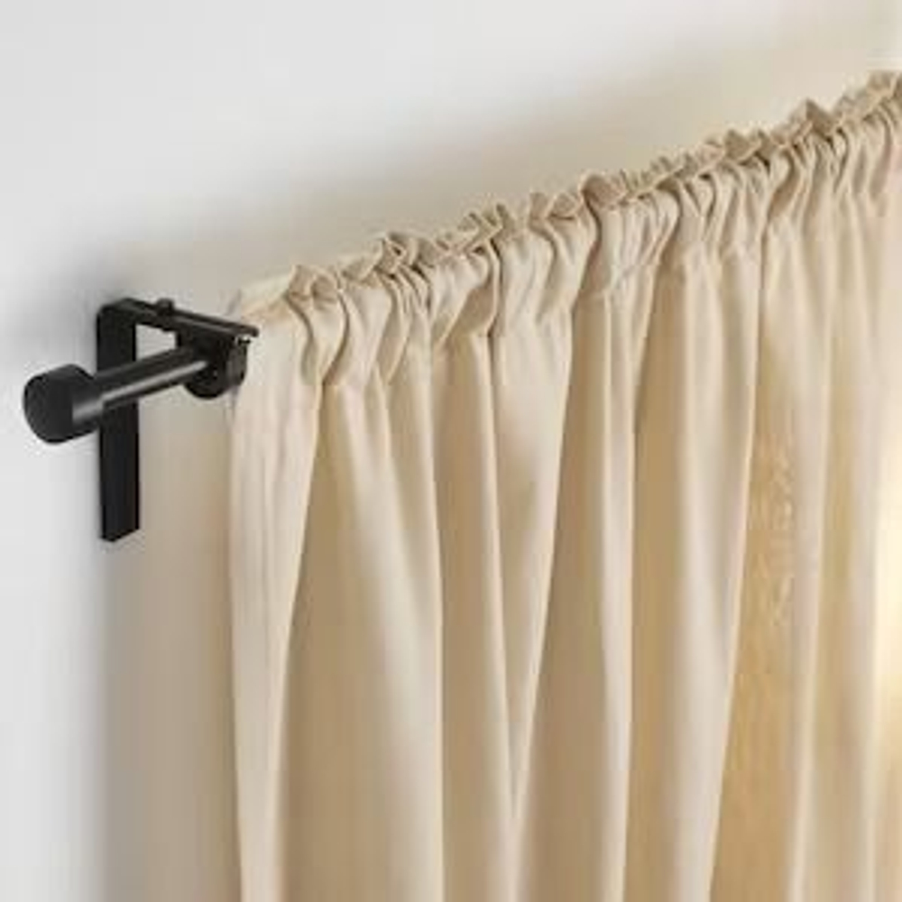 Карниз для штор RACKA IKEA , черный ,120-210 см 1шт (Из Финлянии)