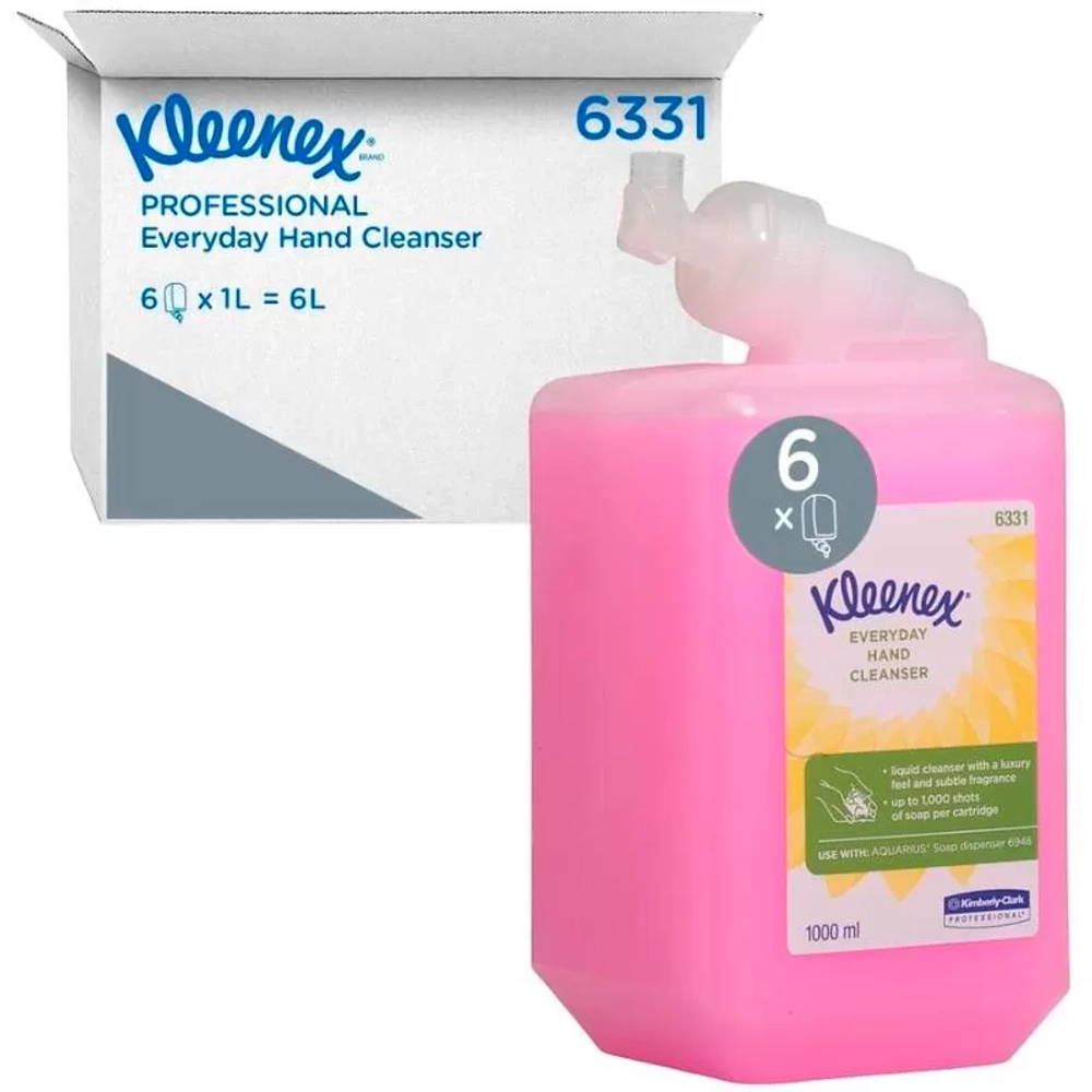 Жидкое мыло в картридже Kimberly-Clark Kleenex Everyday Use 6331 (6 шт по 1 л)