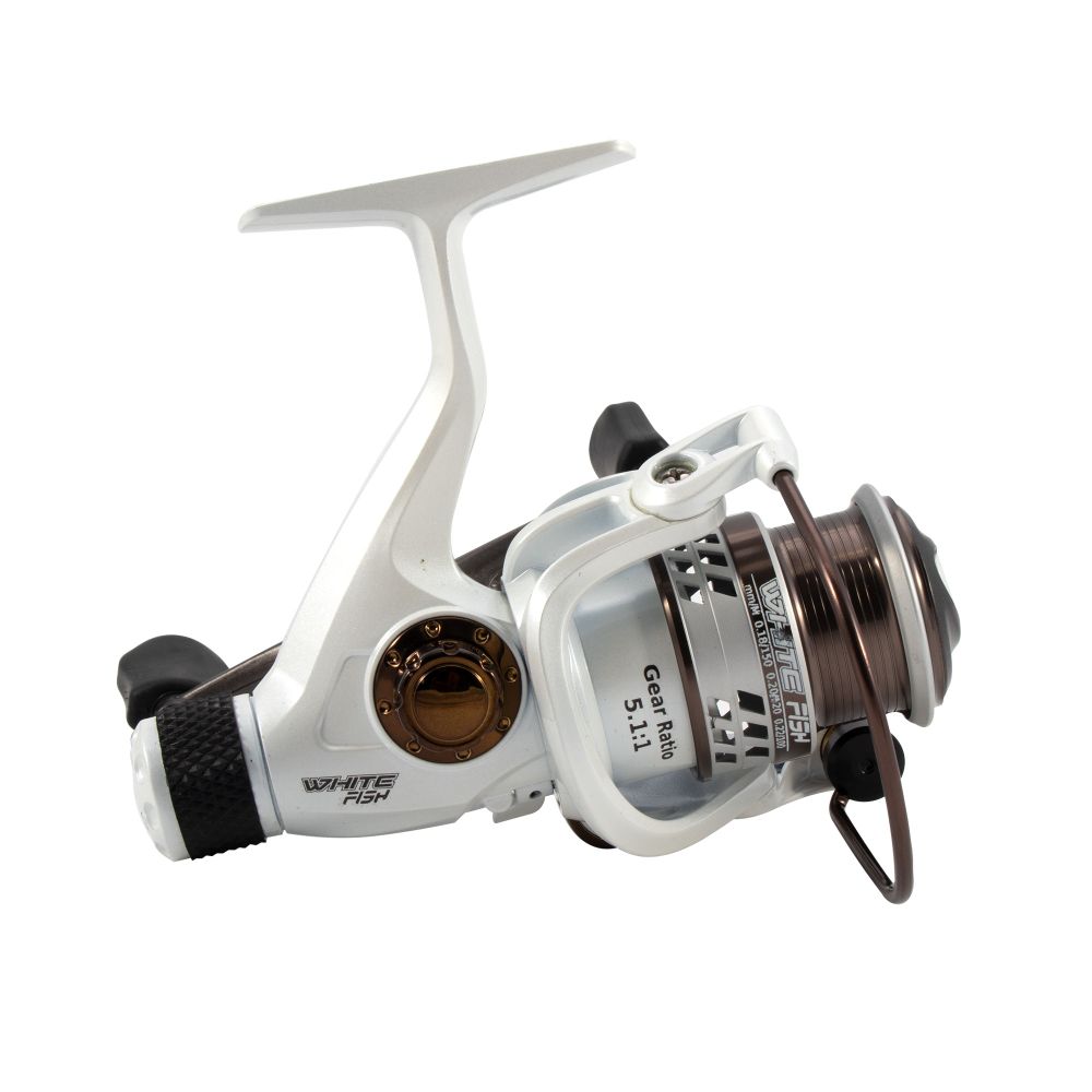 Катушка безынерционная Namazu White Fish WF2000, 4+1 подш., метал. шпуля + запасная графит. шпуля/20
