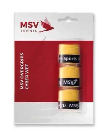 Намотка MSV Overgrip Cyber Wet,  3 / pack, yellow