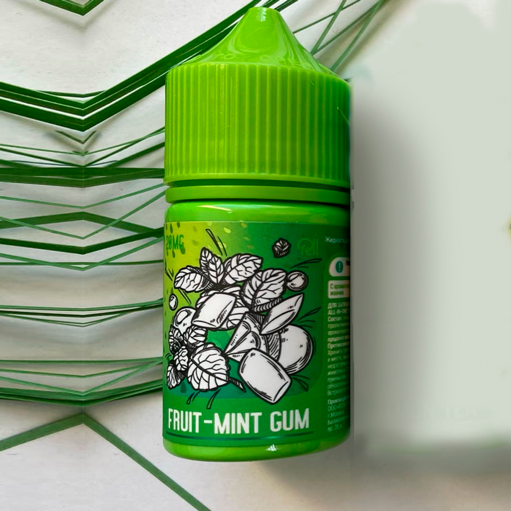 Fruit mint Gum by RELL Green Salt 30мл