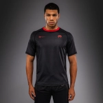 Тренировочная футболка Venum x Roger Gracie Signature Black/Red