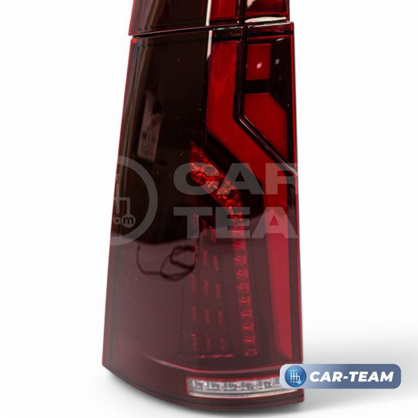 Задние фонари Лада Ларгус, Ларгус FL светодиодные в стиле Volvo, красные (RED+B)
