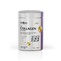 Orzax, Day2Day Collagen All Body Type 1-2-3, 300 g | D3 va K2 bilan 1-2-3 turdagi kollagen peptidlari, 300 g