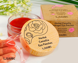 L.Sanic Herbal Camellia Hydrogel Eye Patches гидрогелевые патчи с экстрактом камелии