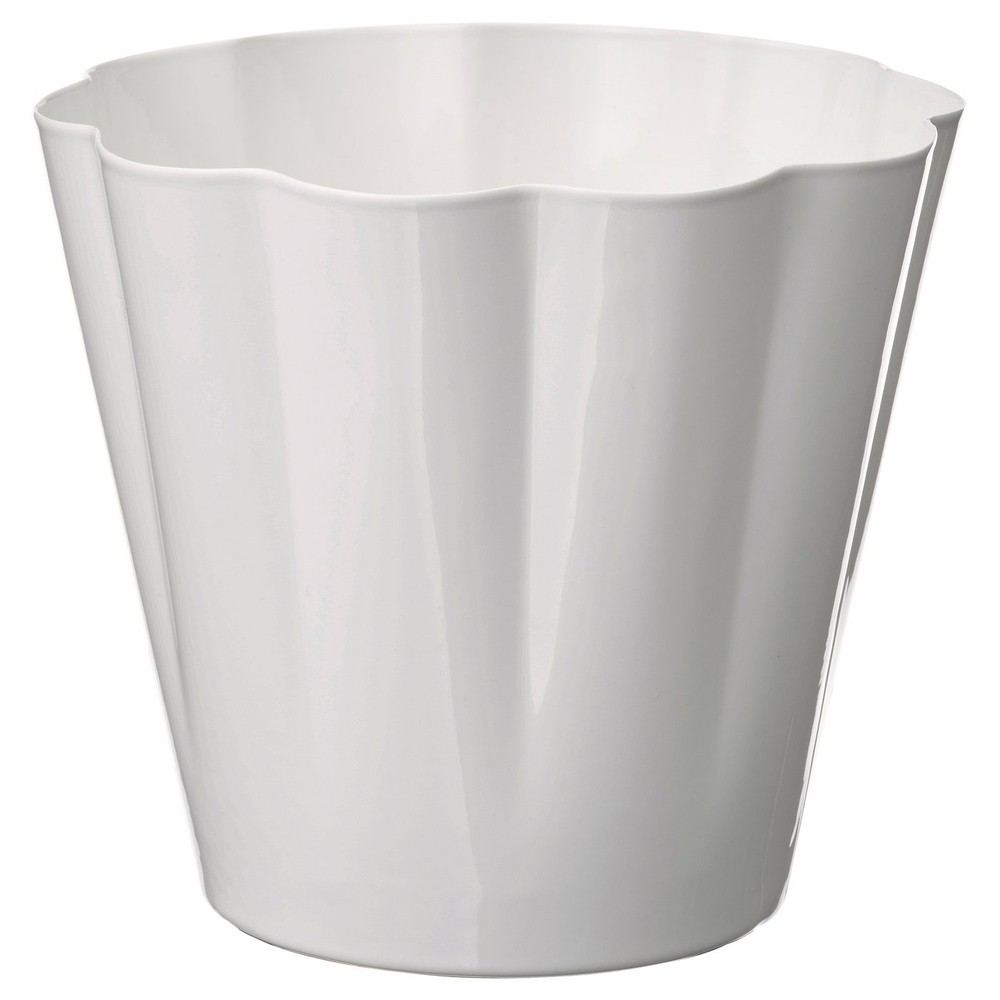 IKEA KVASTSPIREA  (ИКЕА КВАСТСПИРЕА)  -  Кашпо - для дома/улицы/кремовый 9 см