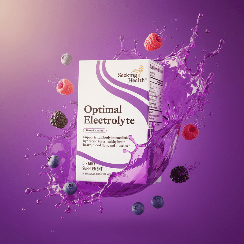Seeking Health, Optimal Electrolyte, со вкусом ягод, 30 стиков, 6,53 г (0,23 унции) каждый
