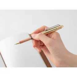 Шариковая ручка Traveler's Company - Brass Ballpoint Pen "Пуля" (36726-006) 4