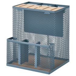 IKEA VIMPELFISK  (ИКЕА ВИМПЕЛФИСК)  -  Подставка для ножей - бамбук/серо-бирюзовый
