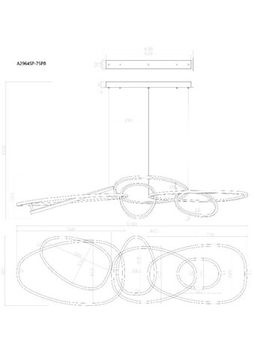Подвесной светильник 75W 3000K A2964SP-75PB латунь Oracle Arte Lamp