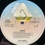 Patti Smith Group ‎– Wave (Германия 1979г.)