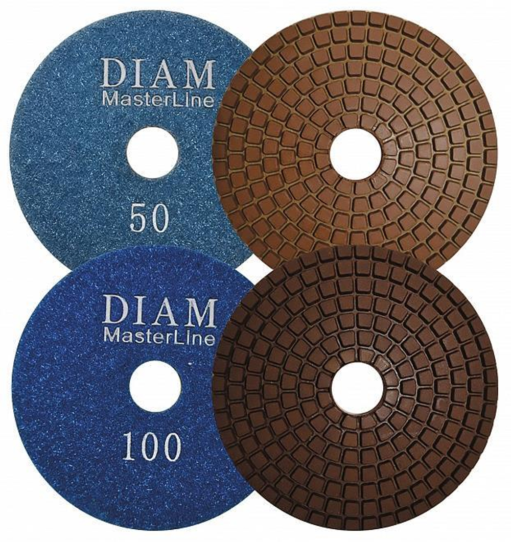 Алмазный гибкий шлифовальный круг DIAM MasterLine Wet 100*2,5 №100 000575